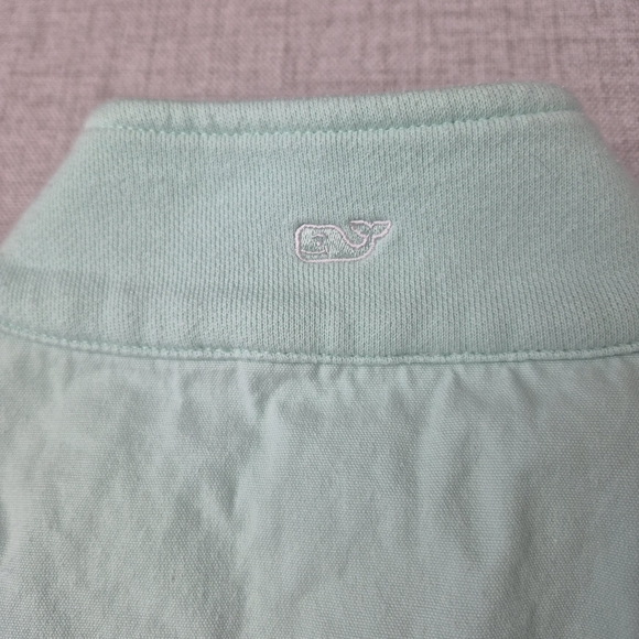 Vineyard Vines Women’s Mint Green Shep Shirt Quarter Zip Pullover Size M - Picture 9 of 12